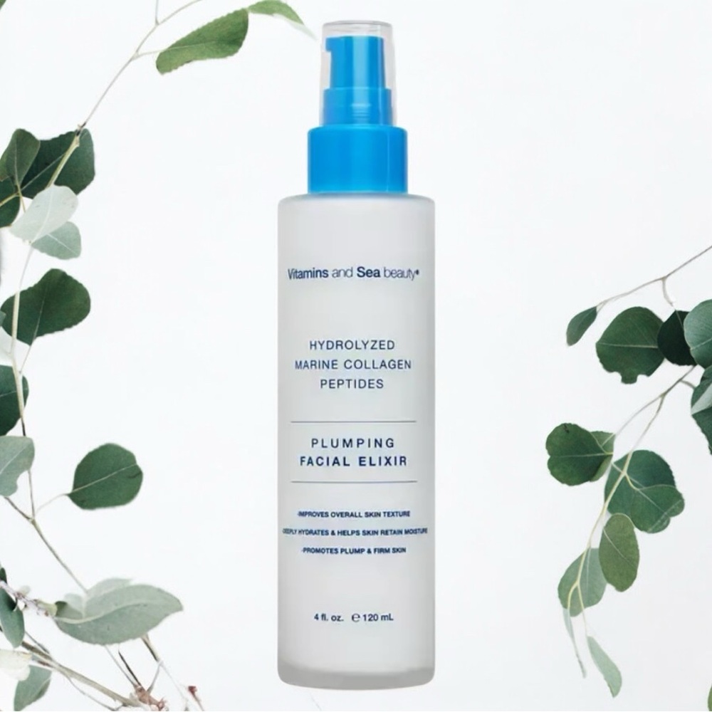 Vitamins & Sea Beauty Plumping Facial Elixir - Marine Collagen Peptides